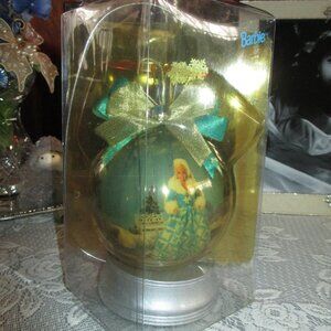 Winter Barbie Ornament & Stand